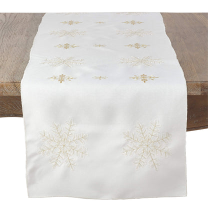 Snowflake Holiday Table Runner