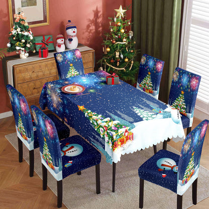 Christmas printed tablecloth