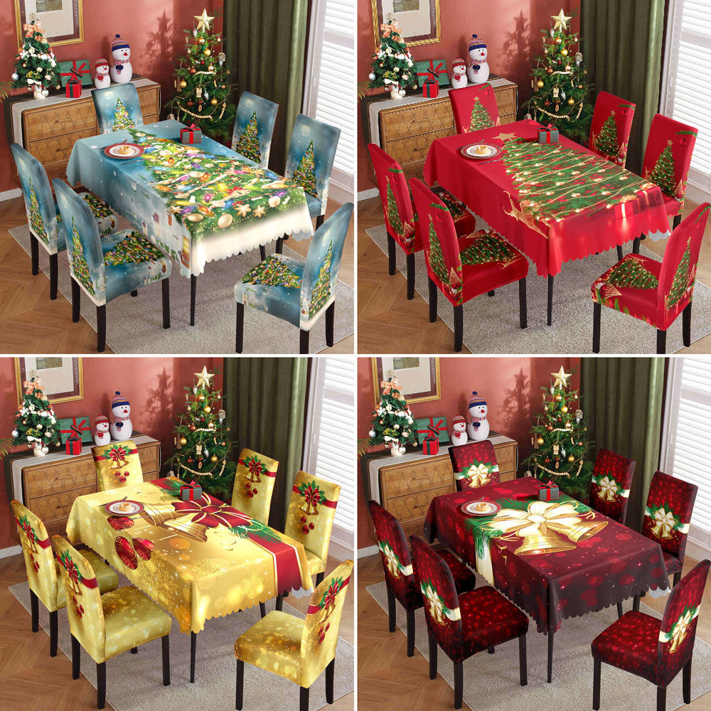 Christmas printed tablecloth