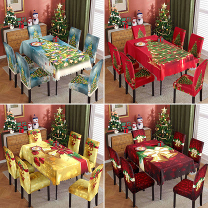 Christmas printed tablecloth