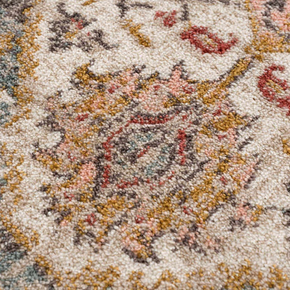 Peeta Brown Medallion Area Rug