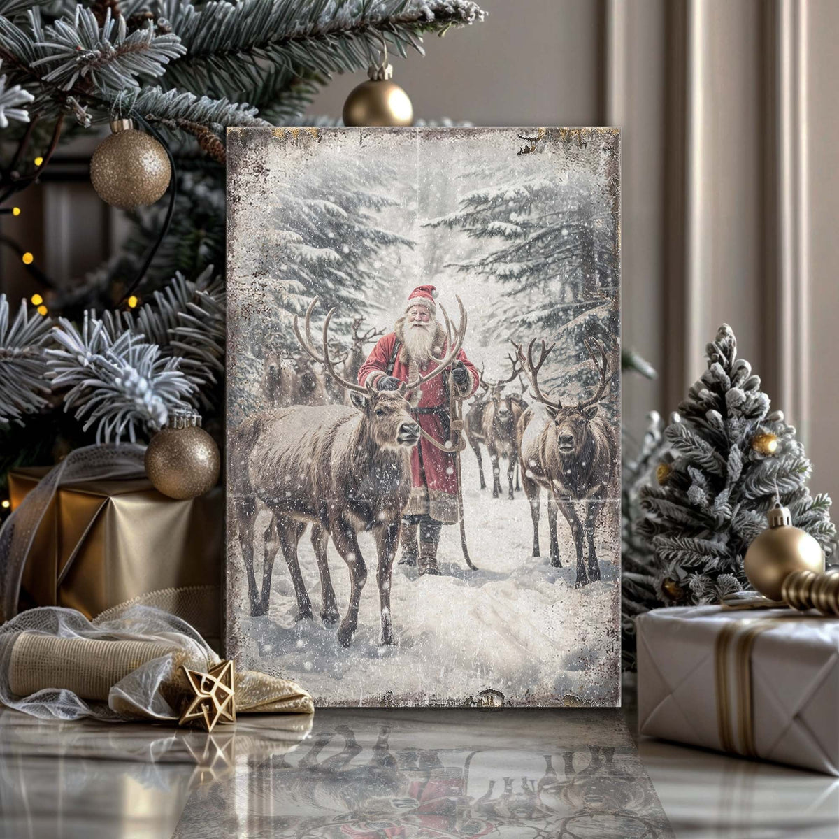 Vintage Santa Christmas