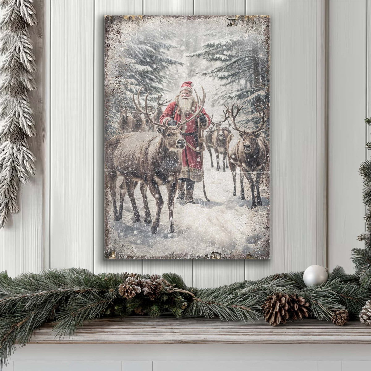 Vintage Santa Christmas