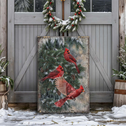 Vintage Christmas  Cardinal