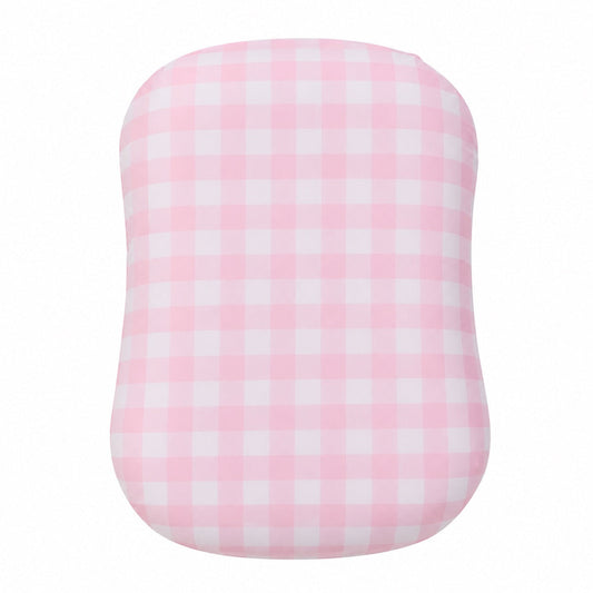 Light Pink Checkered Baby Lounger Cover