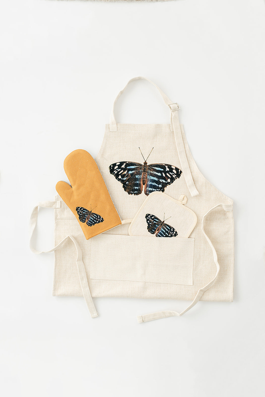 Blue Butterfly Pot Holder