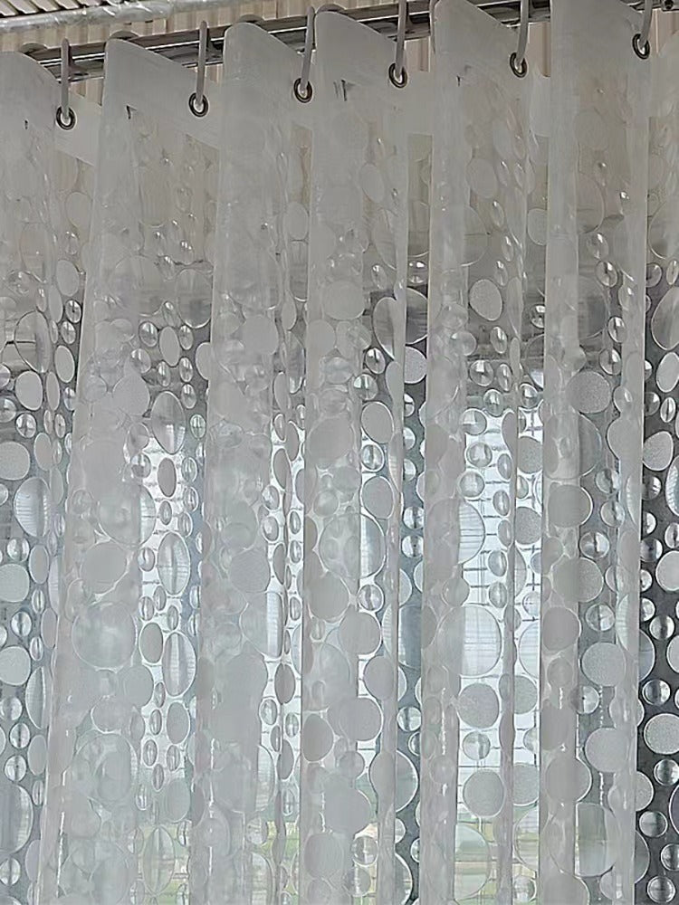 3D Water Cube Shower Curtain