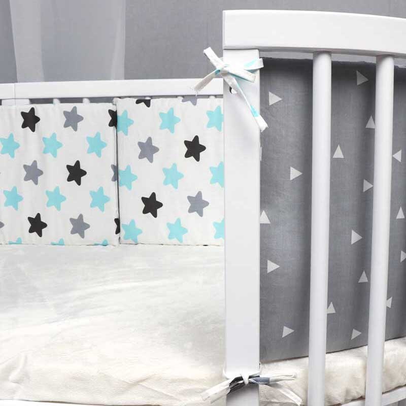 Baby Bed Bumper Double-faced Detachable