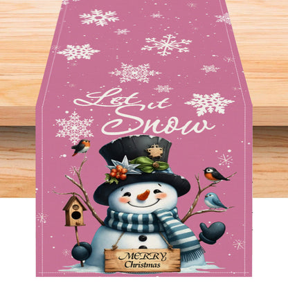 Snowman Table Runner
