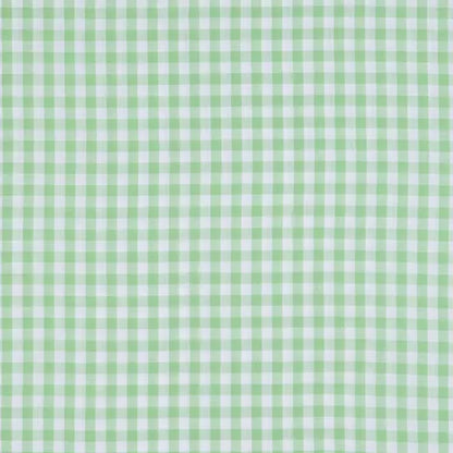 Green White Gingham Crib Sheet
