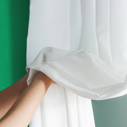 Chiffon White Sheer Curtains