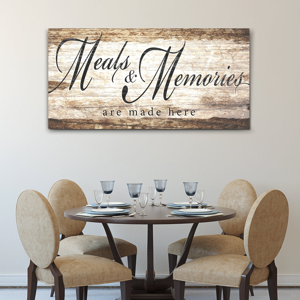 Meals and Memories are Made Here Kitchen Sign