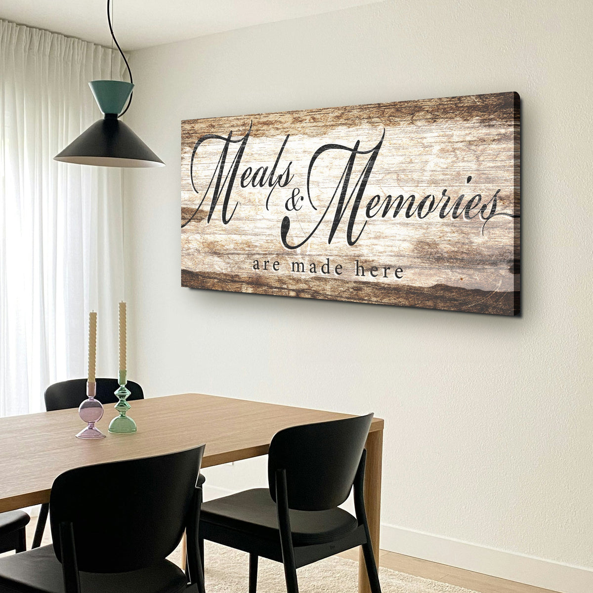Meals and Memories are Made Here Kitchen Sign