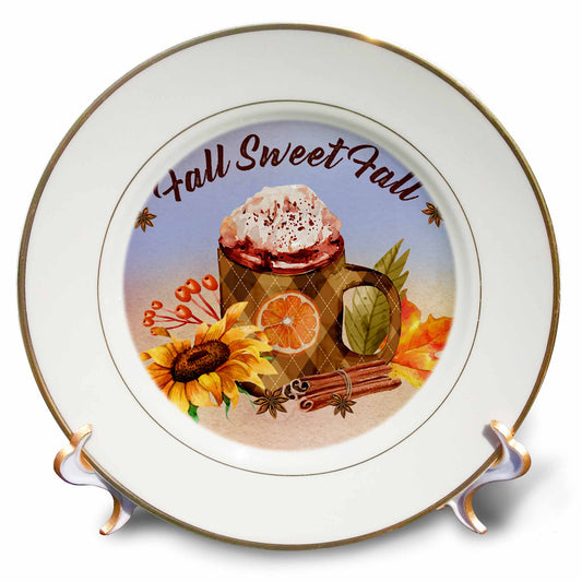 3dRose Fall Sweet Fall Hot Cocoa and Autumn Season