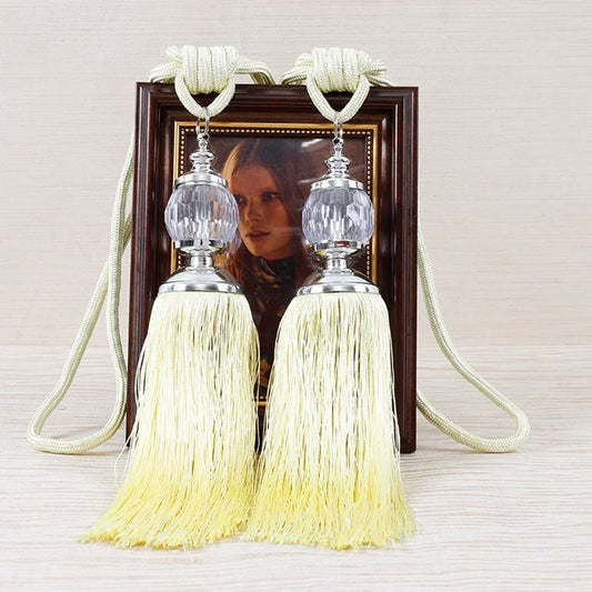1Pair Tassel Curtain Tieback