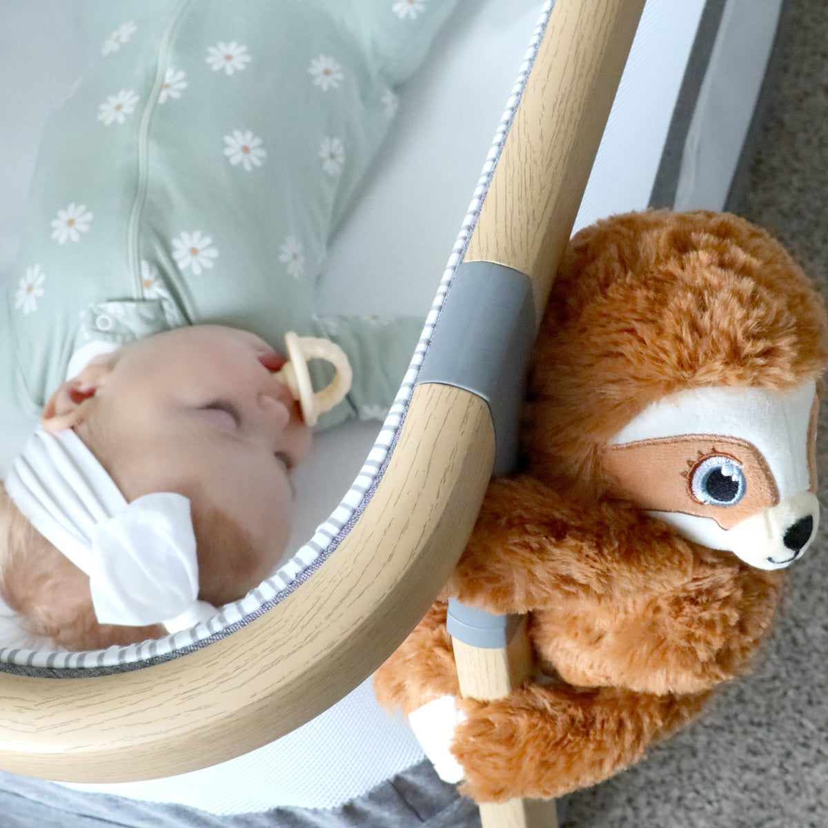 Plush Sound Machine with Real Shushing Sound & Smart Cry Detection