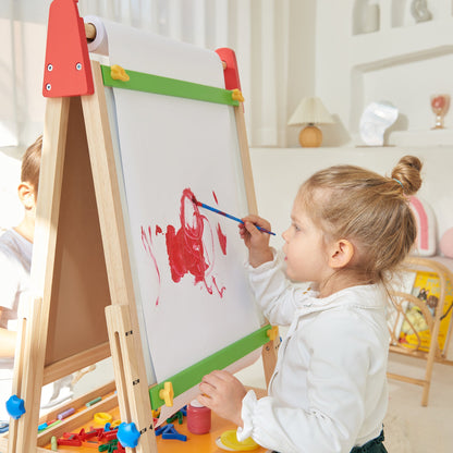 Tiny Land® 3-in-1 Art Easel & Paper Roll Set