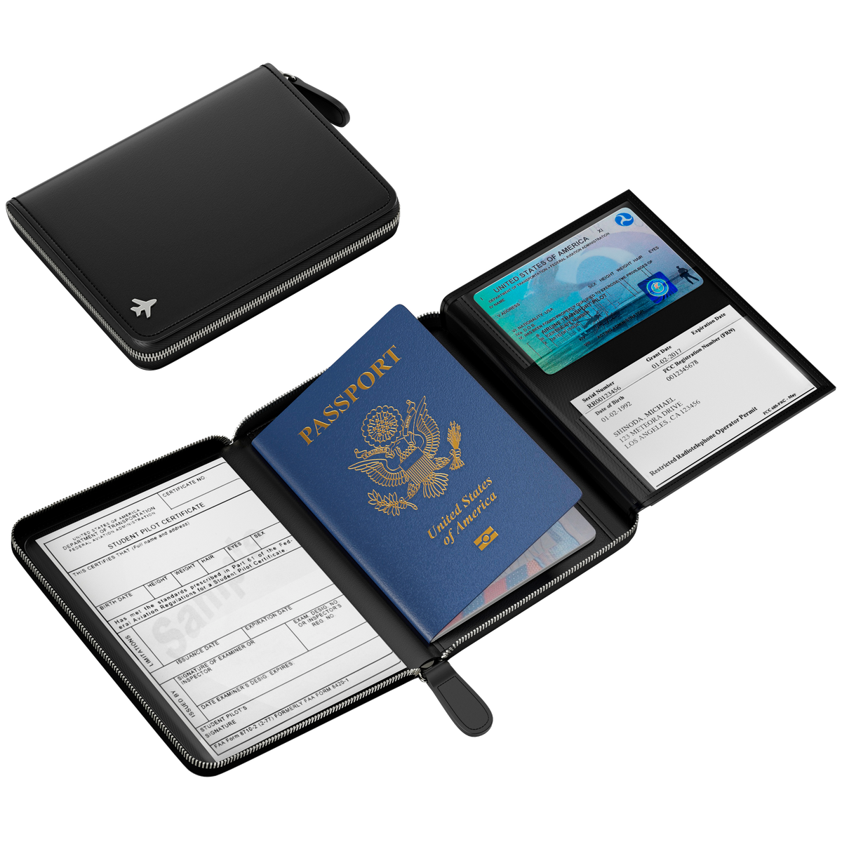 Pilot Document Holder