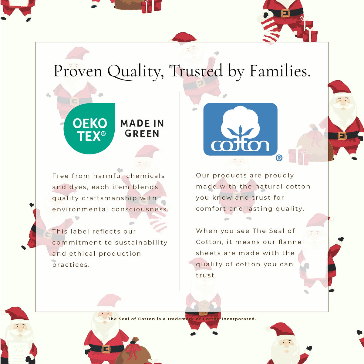 Turkish Cotton Christmas Flannel Sheet Set