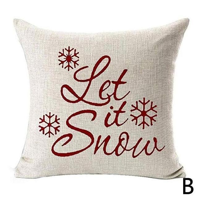 Winter Holiday Party Pillow Zipper Pillowcase