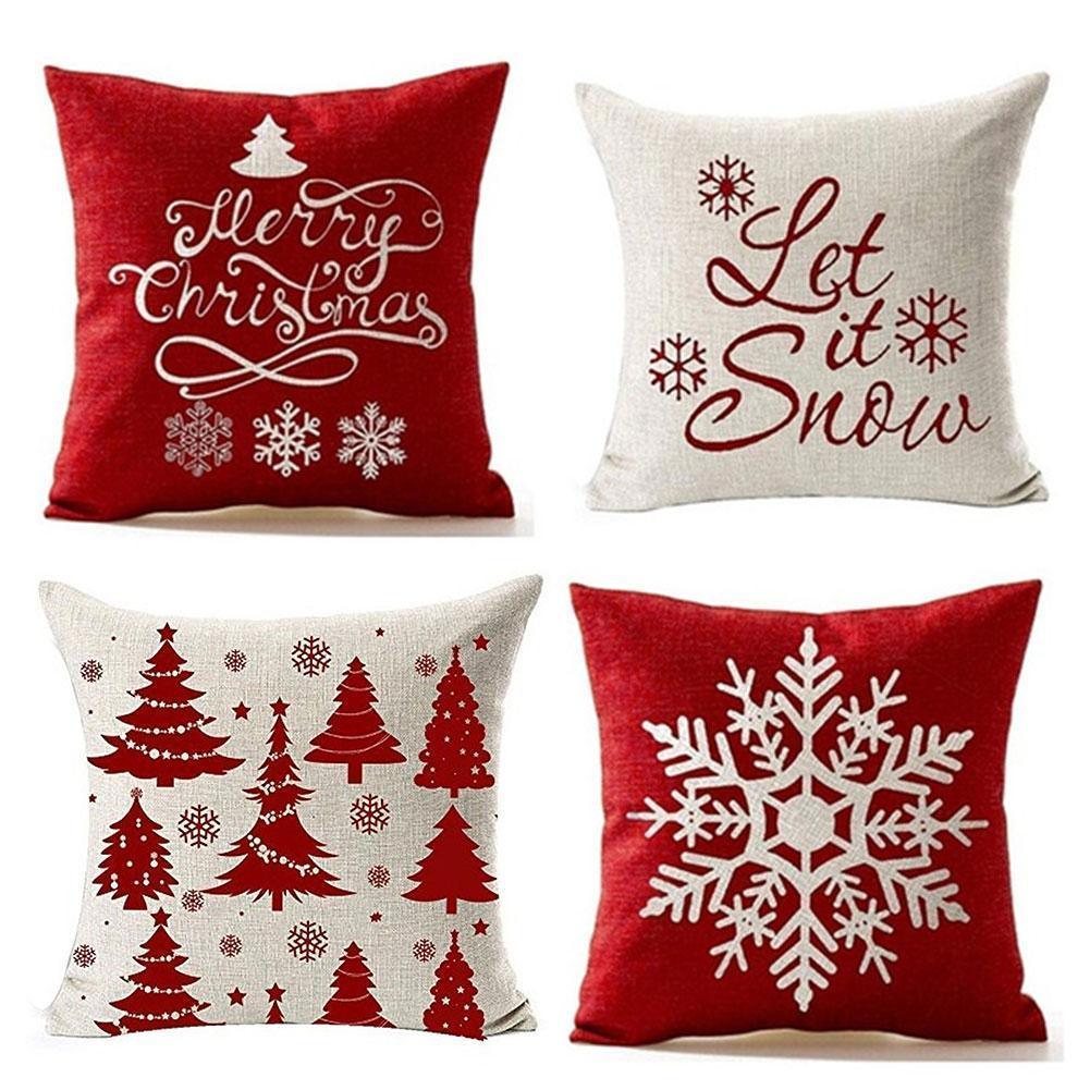 Winter Holiday Party Pillow Zipper Pillowcase