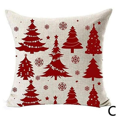 Winter Holiday Party Pillow Zipper Pillowcase