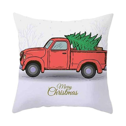 Winter Holiday Party Pillow Zipper Pillowcase