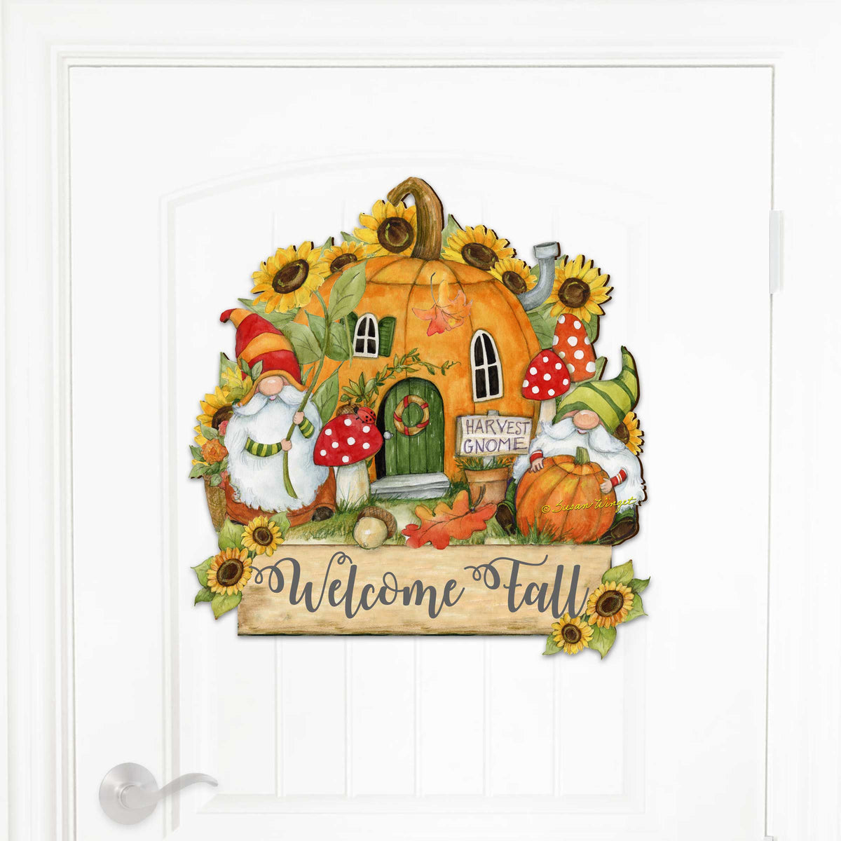 Fall Decor Harvest Welcome Sign