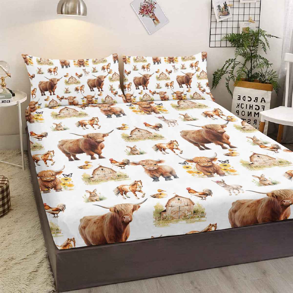 Bed Sheet And Two Pillowcases Bedding For All Seasons Use