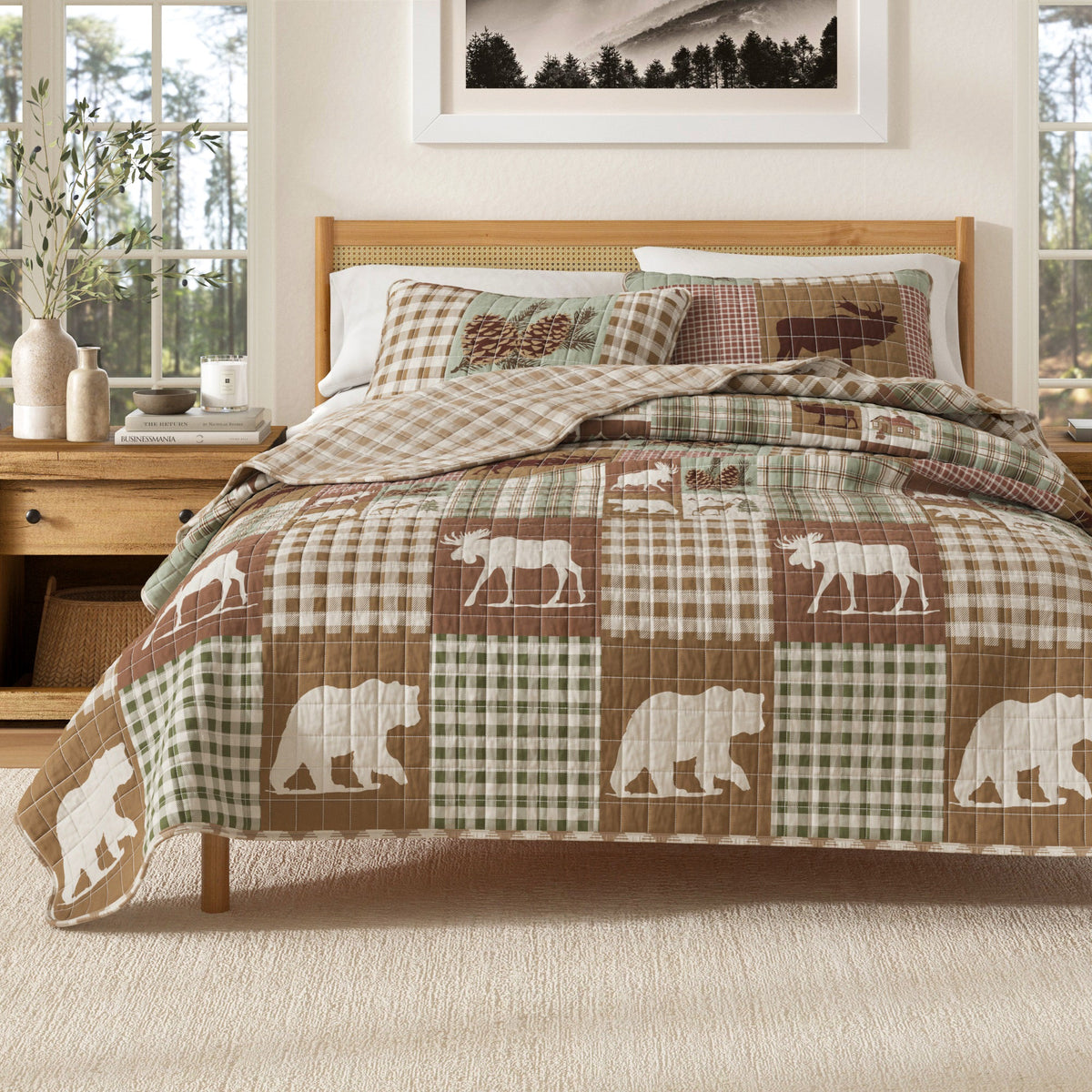 Rustic Landscape Quilt Set