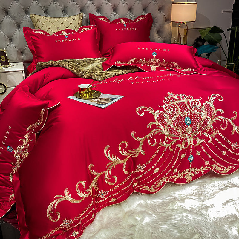 Ice Silk Quilt Bed Sheet Set