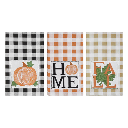 Fall Harvest Kitchen Towel Set of 3