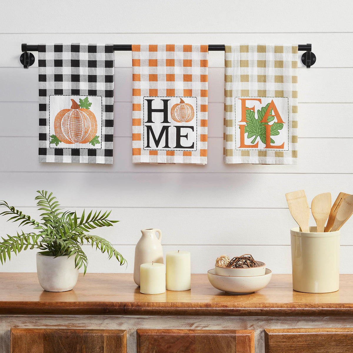 Fall Harvest Kitchen Towel Set of 3