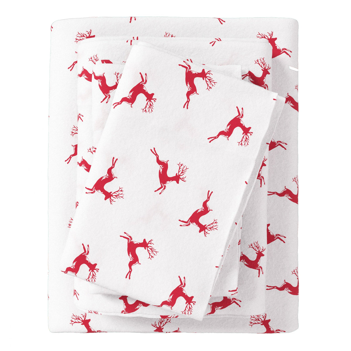 Turkish Cotton Christmas Flannel Sheet Set