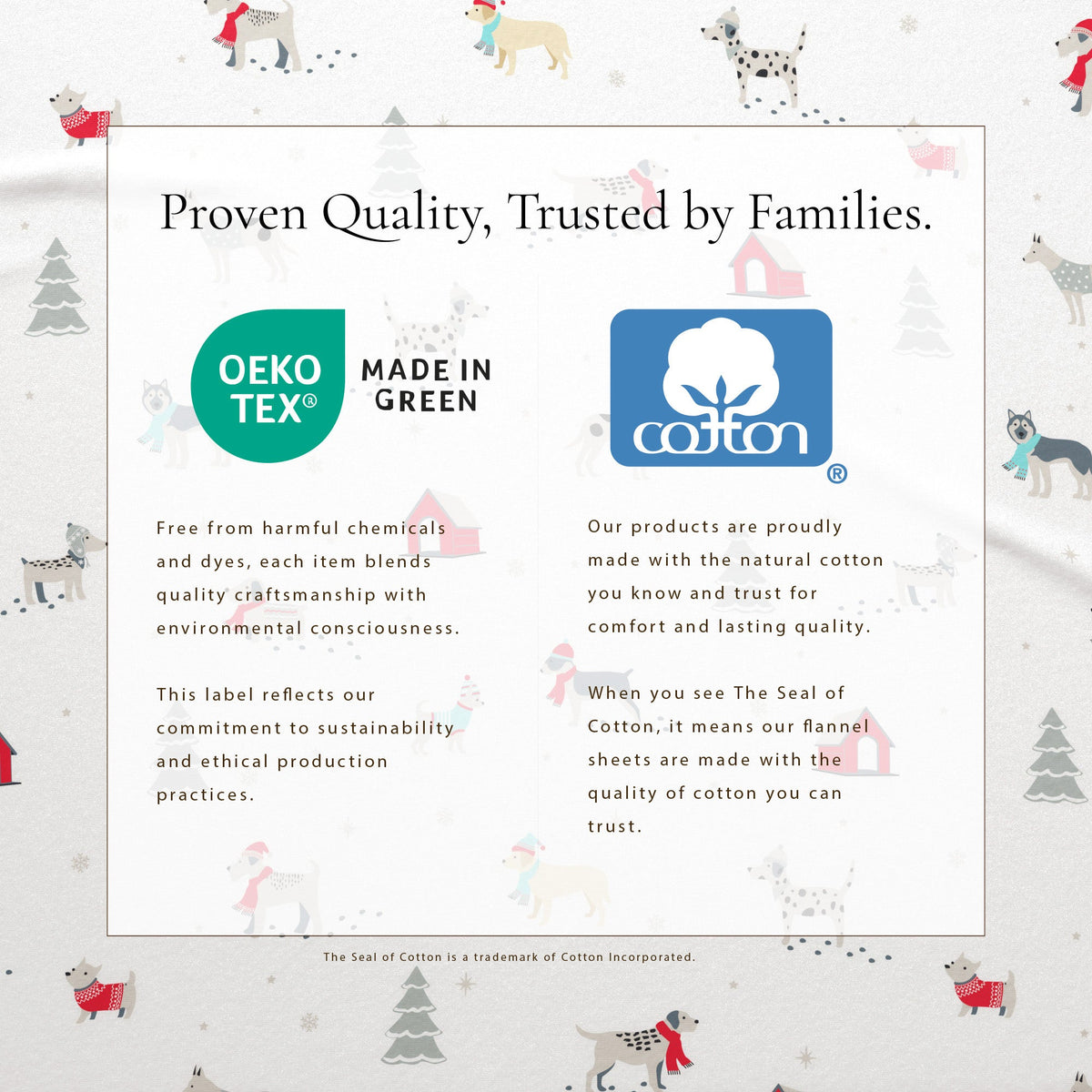 Turkish Cotton Christmas Flannel Sheet Set