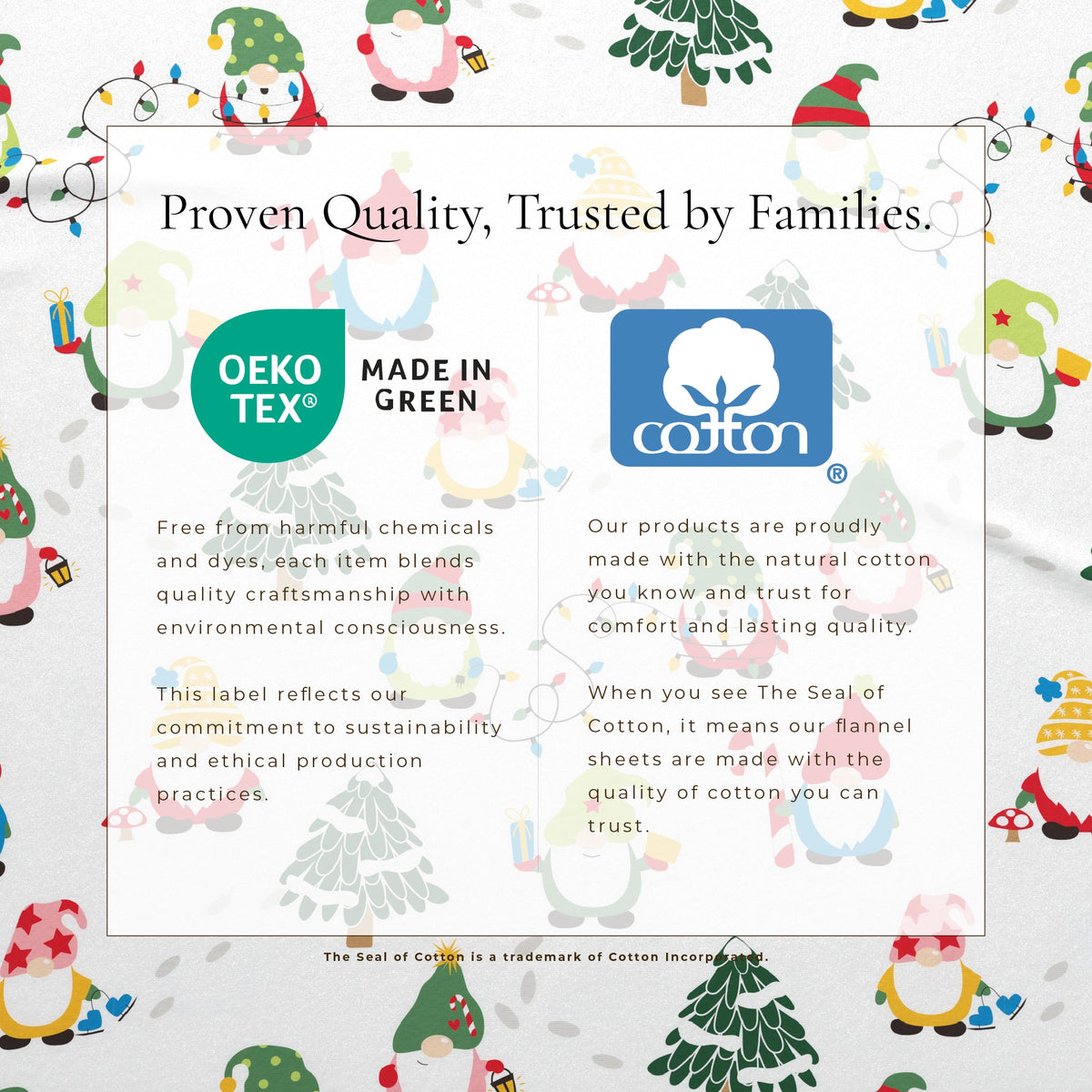 Turkish Cotton Christmas Flannel Sheet Set