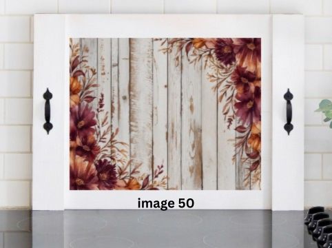 Fall Floral Stove Cover