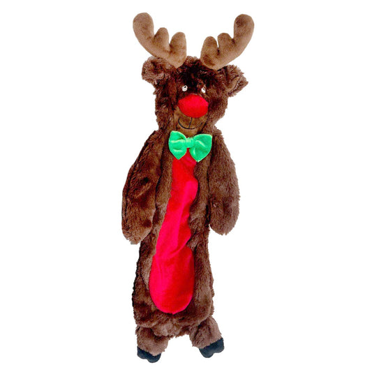 Unstuffed Plush Squeaker Dog Toys, 12 inch