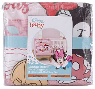 Minnie Mouse Hello Gorgeous Pink and White Floral