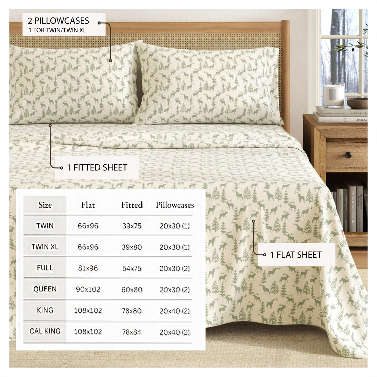 Turkish Cotton Flannel Sheet