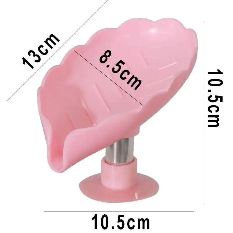 Leaf Shape Soap Box Drain Soap Holder Box