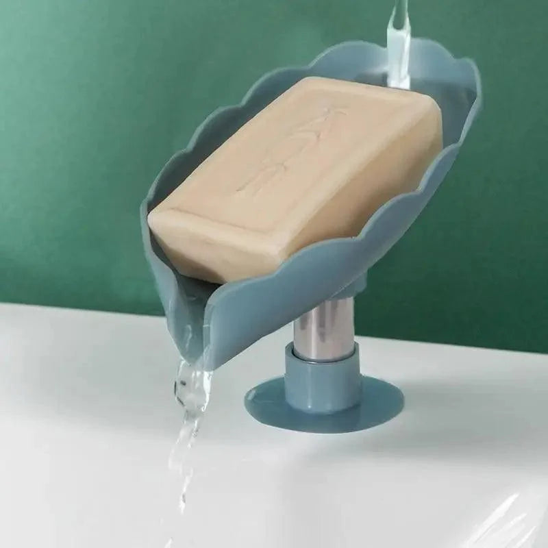 Leaf Shape Soap Box Drain Soap Holder Box