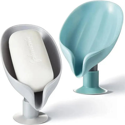 Leaf Shape Soap Box Drain Soap Holder Box