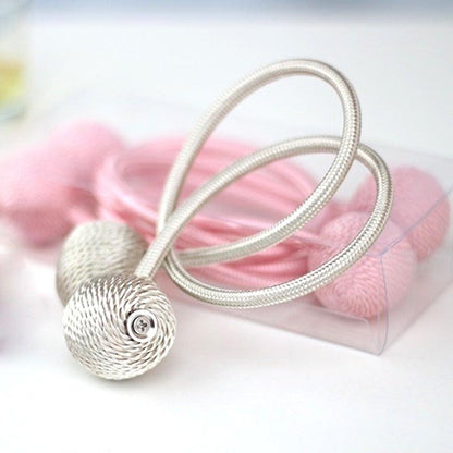 Magnetic Pearl Ball Curtain Tiebacks
