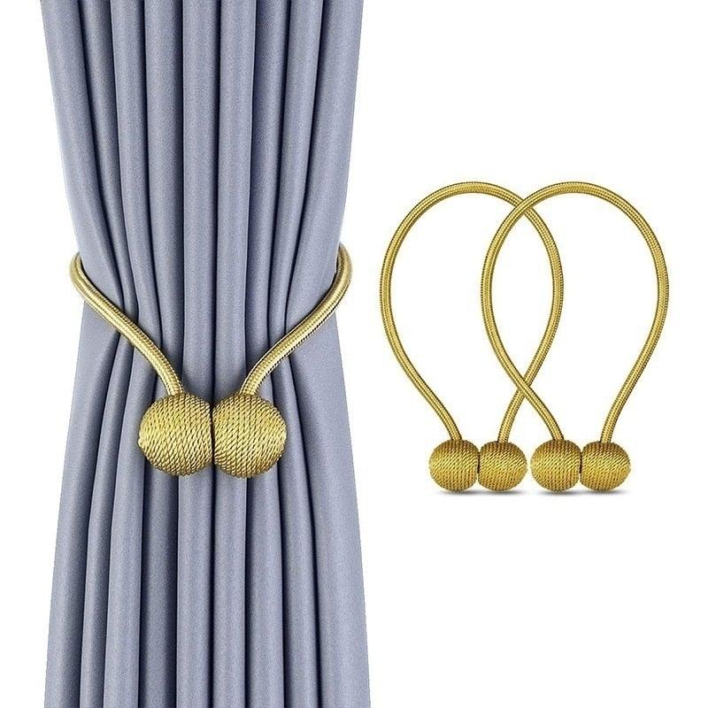 Magnetic Pearl Ball Curtain Tiebacks