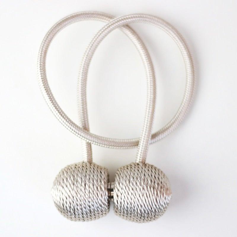 Magnetic Pearl Ball Curtain Tiebacks