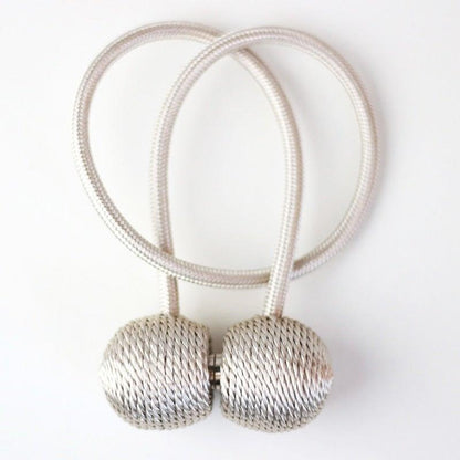 Magnetic Pearl Ball Curtain Tiebacks