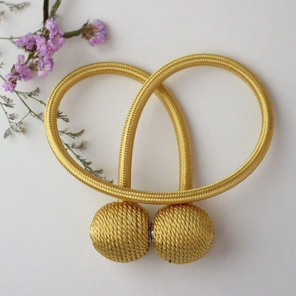 Magnetic Pearl Ball Curtain Tiebacks