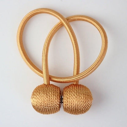 Magnetic Pearl Ball Curtain Tiebacks