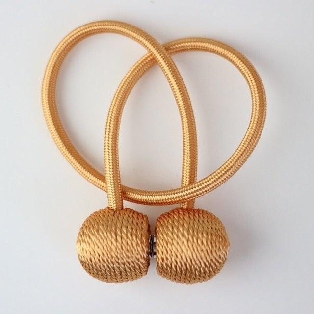 Magnetic Pearl Ball Curtain Tiebacks